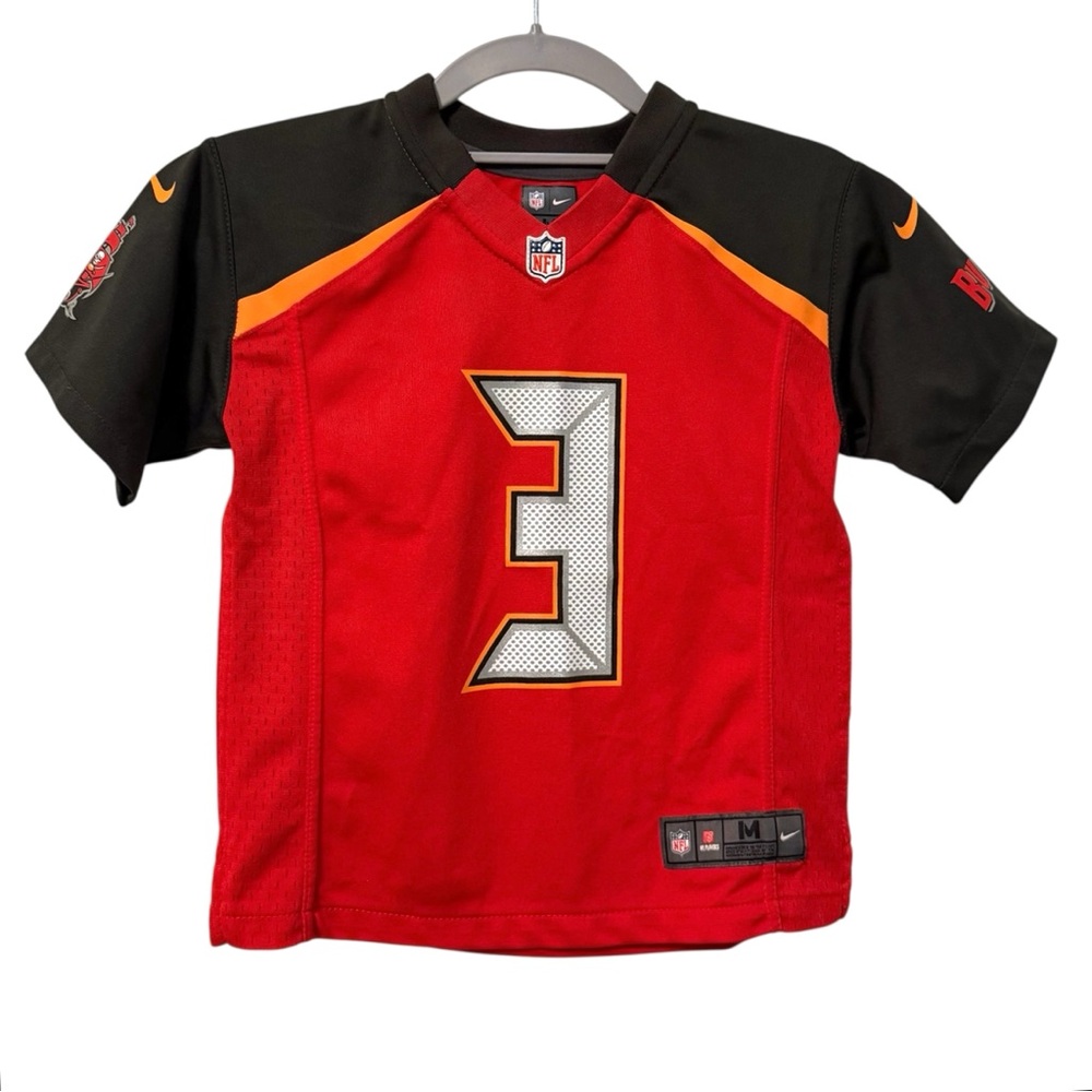 Nike NFL Jameis Winston Bucs Short Sleeve Jersey‎ Red Kids YOUTH M Size 5/6